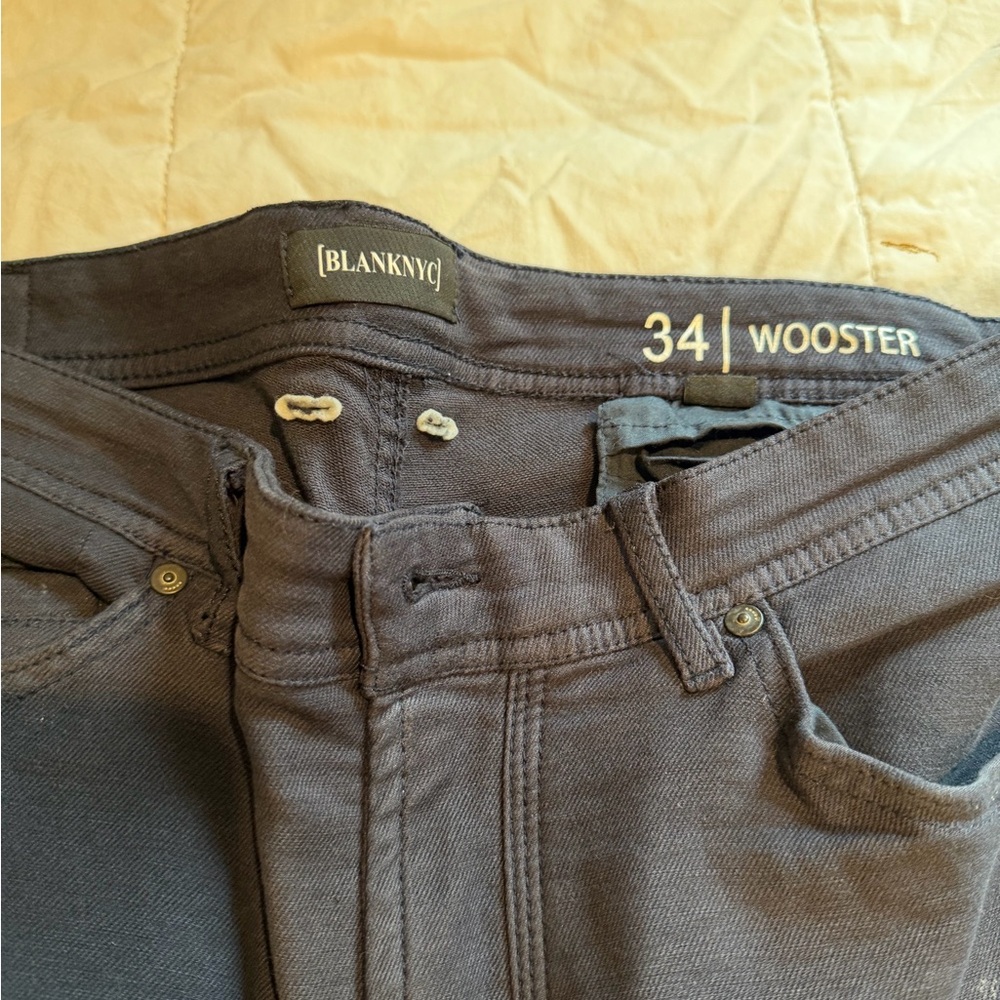 Blank NYC Men's Slim Straight Jeans - Dark Gray